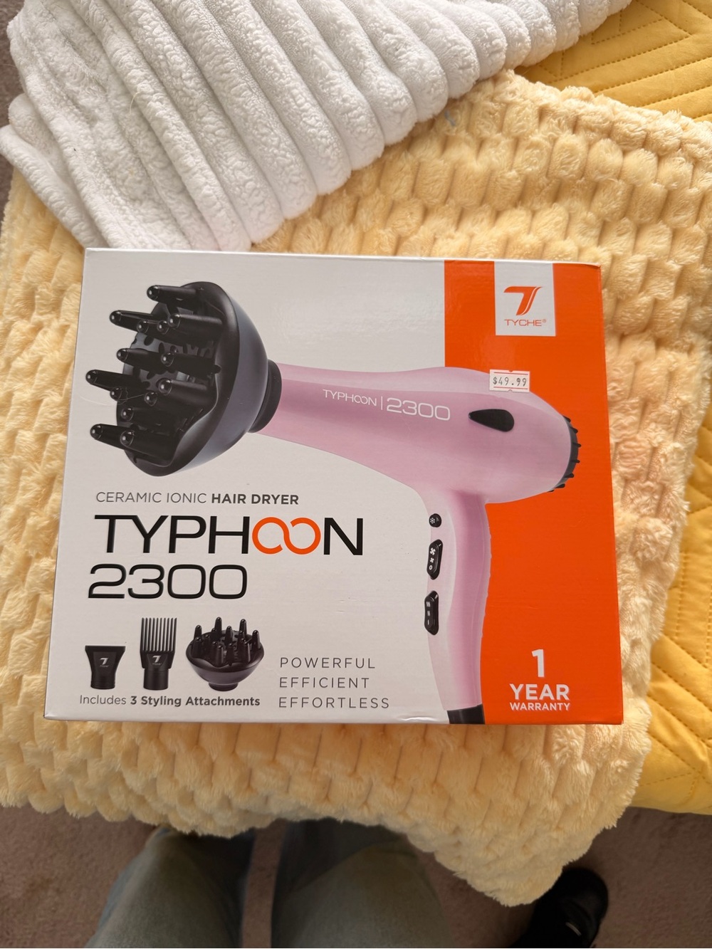 2300 Ceramic Ionic Hair Dryer - Pink